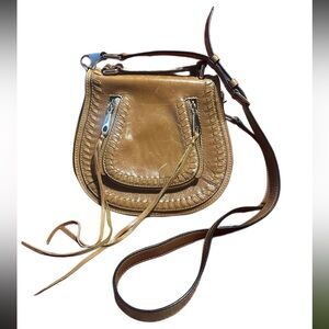 Rebecca Minkoff cross‎ body purse. Tan leather